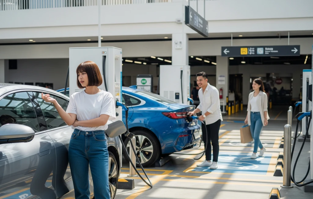 ผลกระทบหากไม่วางระบบไฟฟ้าก่อนติดตั้ง ev charger community mall