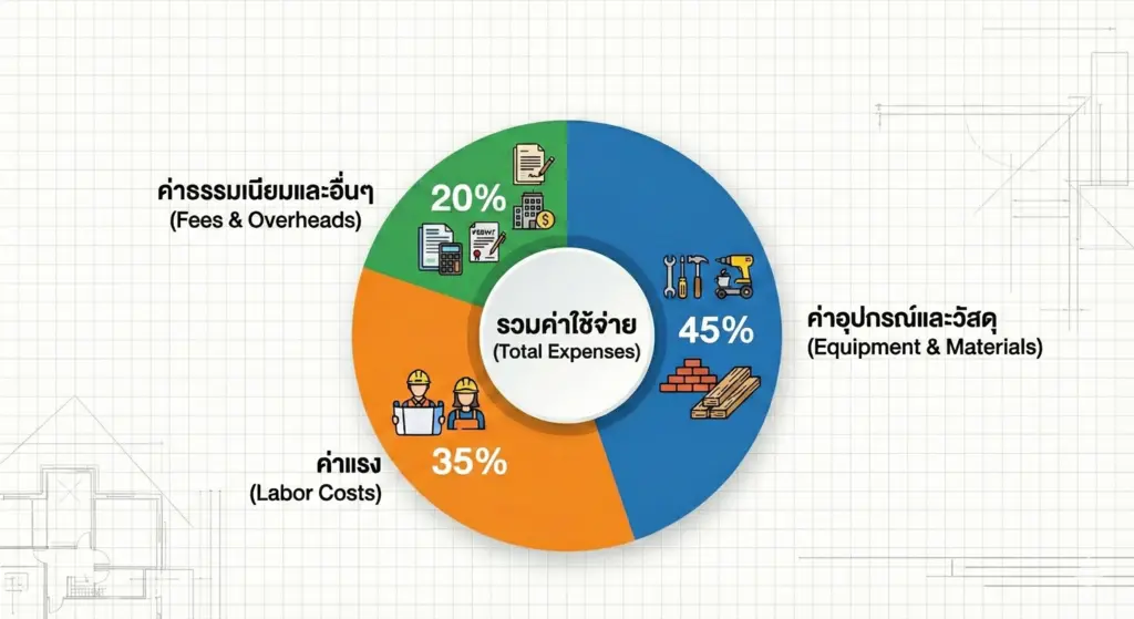 ค่าใช้จ่ายขยายเขตไฟฟ้ามีอะไรบ้าง