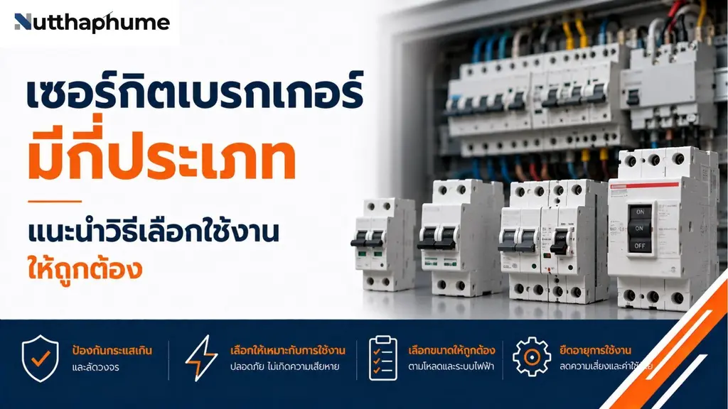 การใช้งานเซอร์กิตเบรกเกอร์