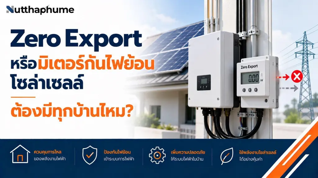 ระบบกันไฟย้อนโซล่าเซลล์